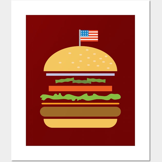 Burger USA Wall Art by GSD64